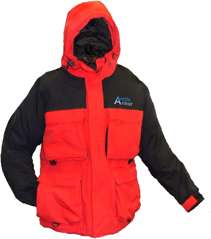 Arctic Armor red jacket from the supplied product catalog